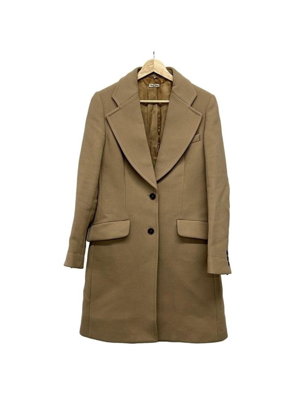 Miu Miu Coat 40 M Beige Winter